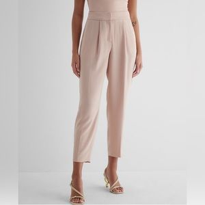 Express High-waisted Pleated ankle pants (size 10)